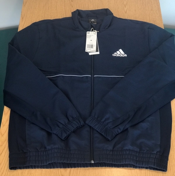 Adidas club track jacket climacool windbreaker new sz M $120 - Picture 1 of 6